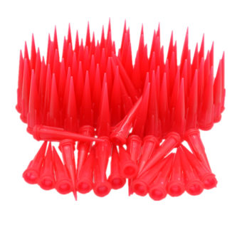 6000pcs 25G Red Plastic Tapered Dispensing Tips