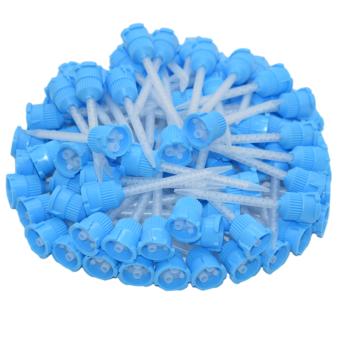 3000pcs Epoxy Acrylic Mix Tip Blue/White Impression Mixing Tips(1:1/1:2ratio)